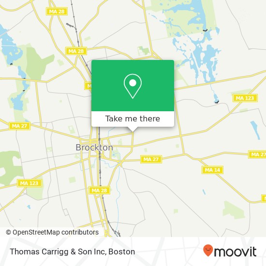 Thomas Carrigg & Son Inc map