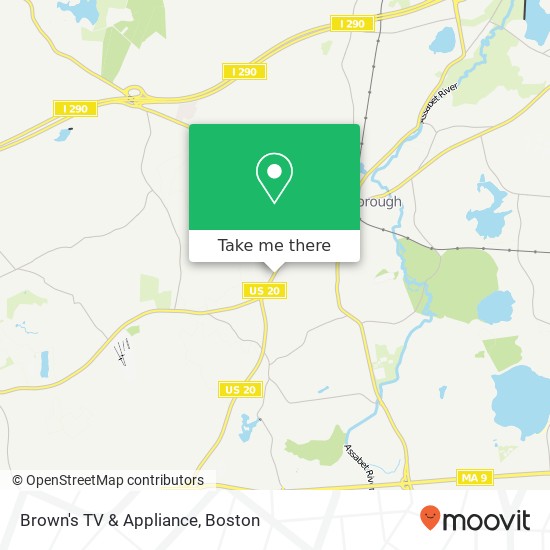 Mapa de Brown's TV & Appliance
