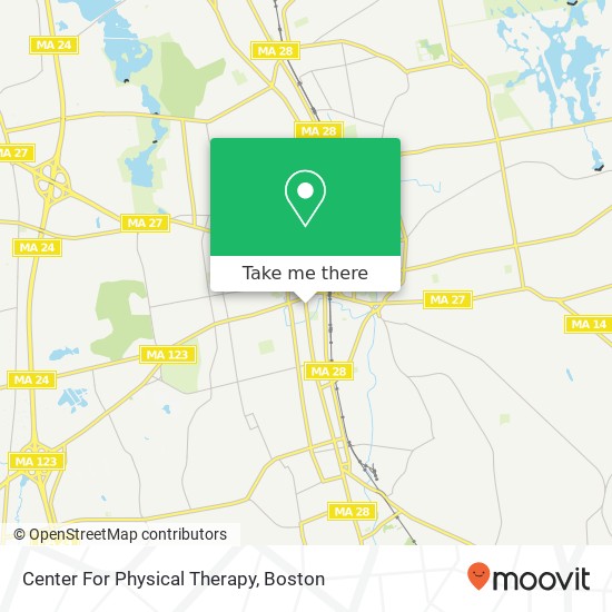 Center For Physical Therapy map