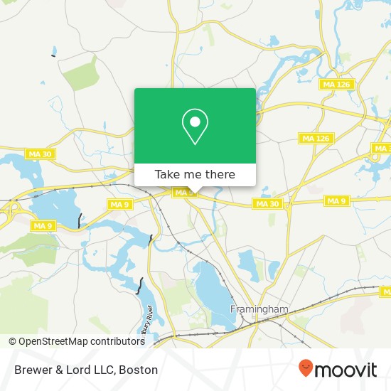 Mapa de Brewer & Lord LLC