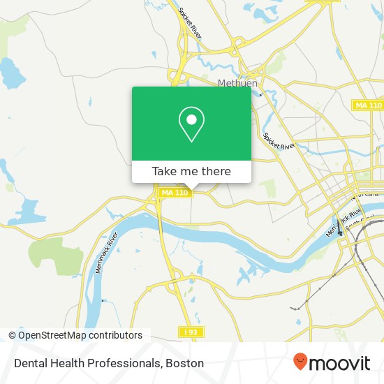 Mapa de Dental Health Professionals