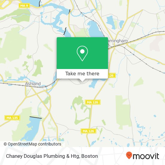 Chaney Douglas Plumbing & Htg map