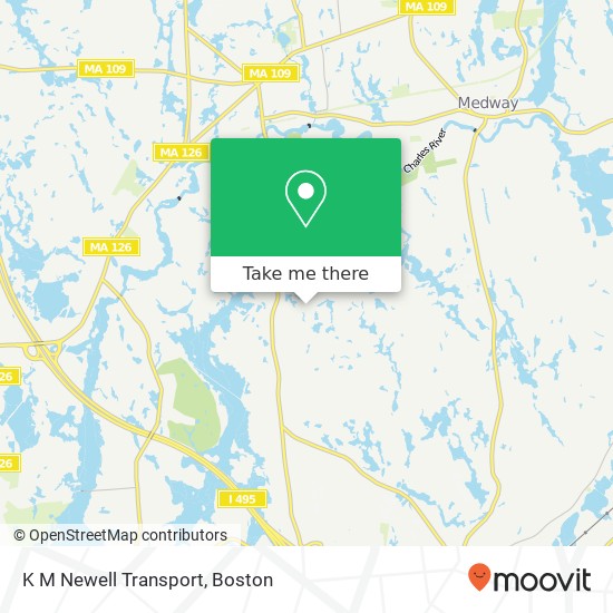 Mapa de K M Newell Transport