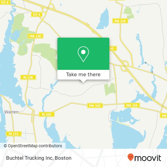 Mapa de Buchtel Trucking Inc