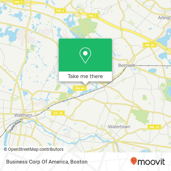 Business Corp Of America map