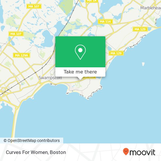 Curves For Women map