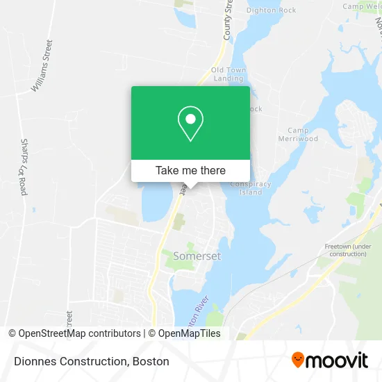 Dionnes Construction map