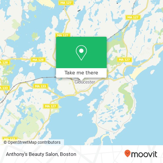 Mapa de Anthony's Beauty Salon