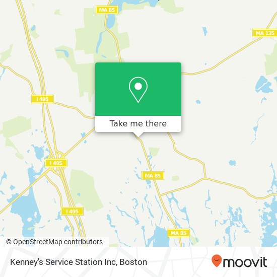 Kenney's Service Station Inc map