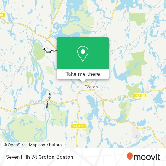 Seven Hills At Groton map