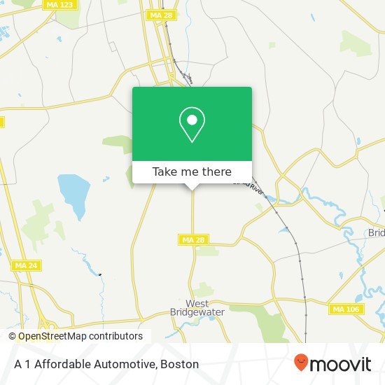 Mapa de A 1 Affordable Automotive