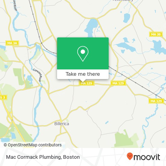 Mac Cormack Plumbing map