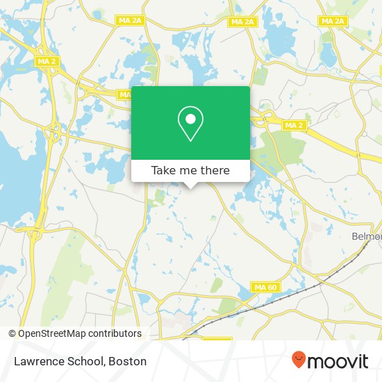 Mapa de Lawrence School