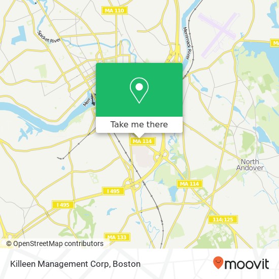 Killeen Management Corp map