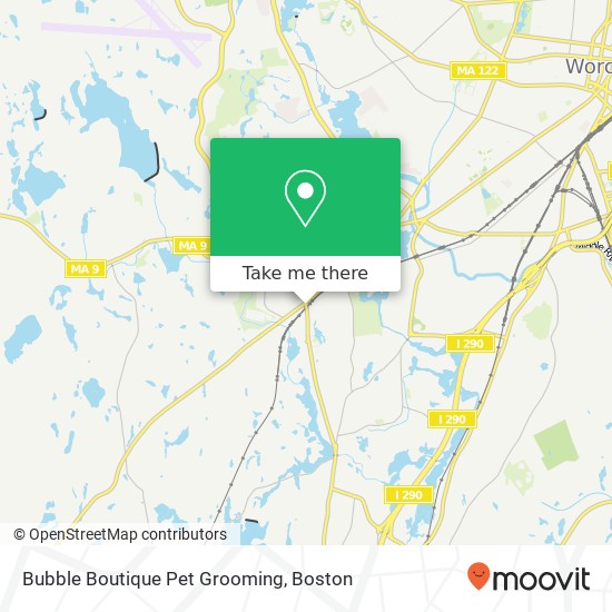 Bubble Boutique Pet Grooming map