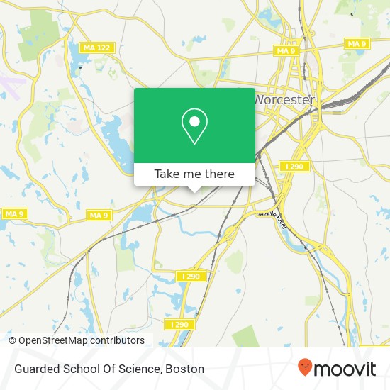 Mapa de Guarded School Of Science