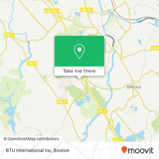 BTU International Inc map