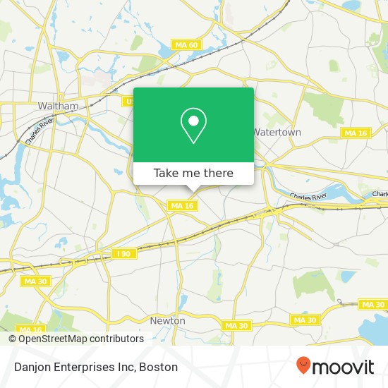 Danjon Enterprises Inc map