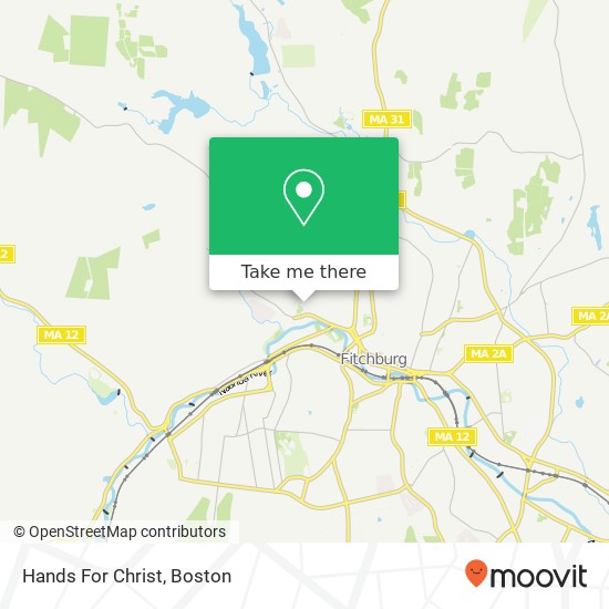 Hands For Christ map