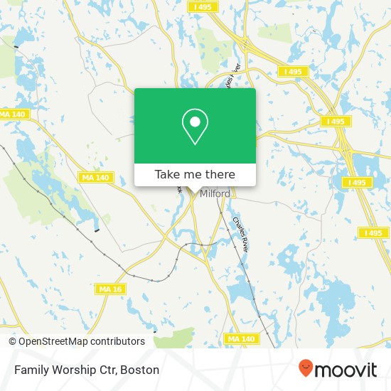 Mapa de Family Worship Ctr