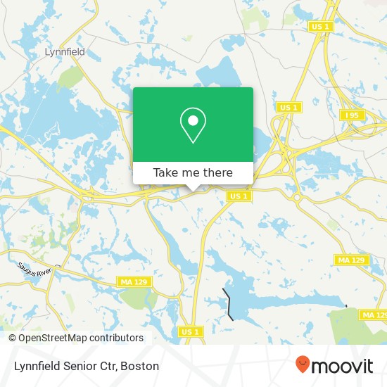 Mapa de Lynnfield Senior Ctr