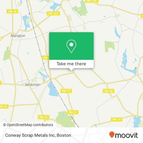 Mapa de Conway Scrap Metals Inc