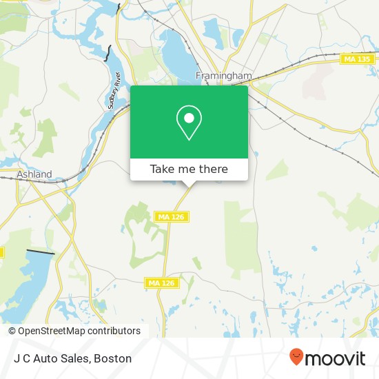 J C Auto Sales map