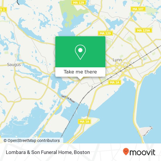 Lombara & Son Funeral Home map