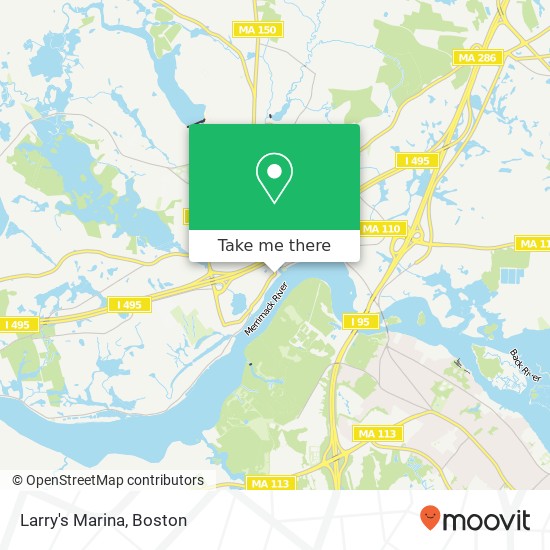 Larry's Marina map