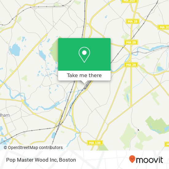 Pop Master Wood Inc map