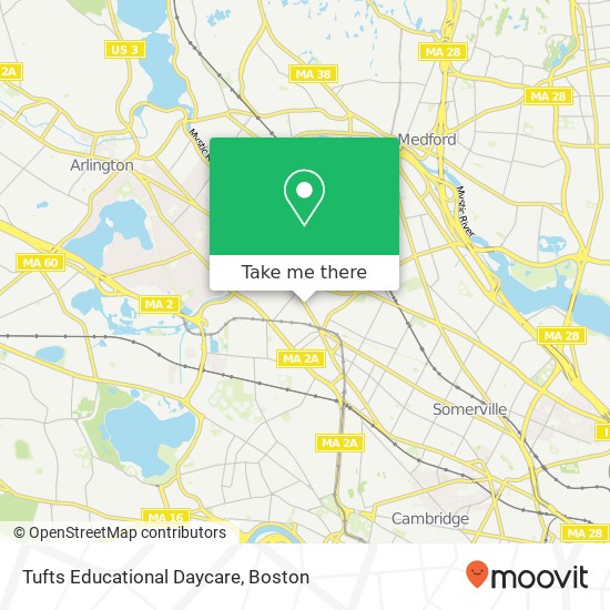 Tufts Educational Daycare map