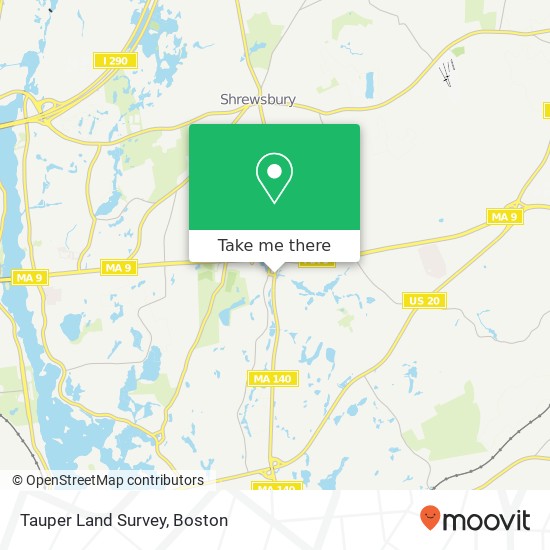 Tauper Land Survey map