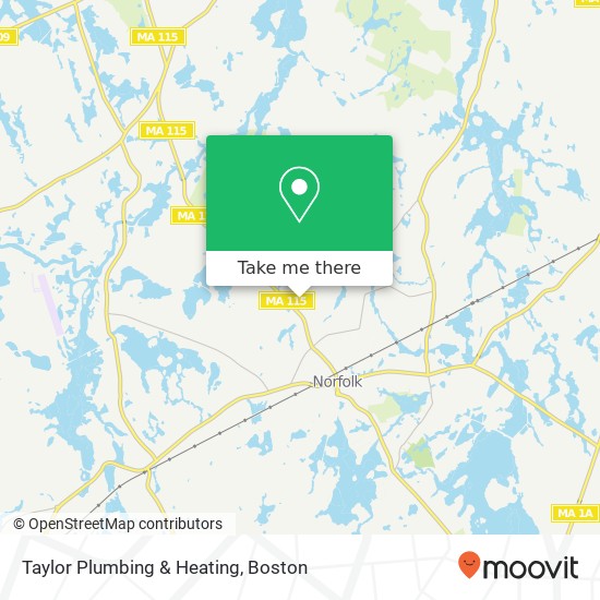 Taylor Plumbing & Heating map