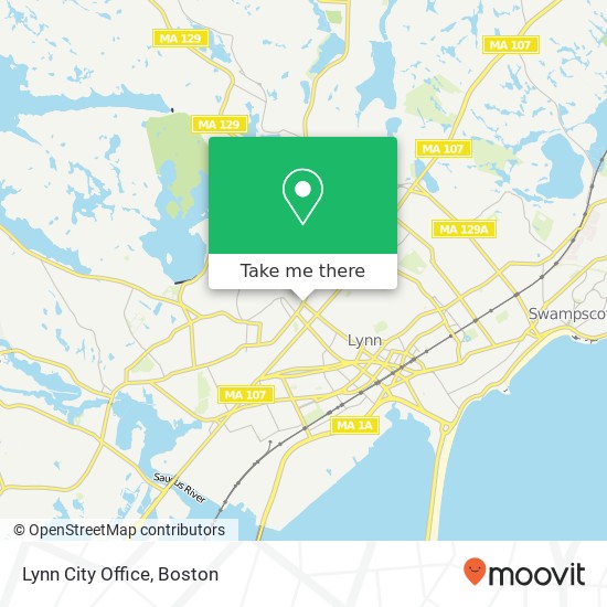 Lynn City Office map