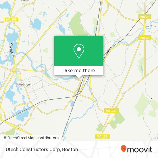 Utech Constructors Corp map