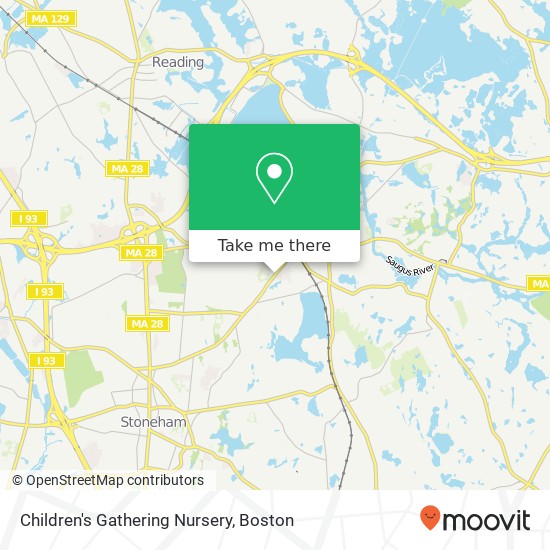 Children's Gathering Nursery map