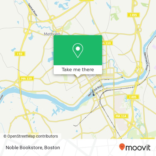 Noble Bookstore map