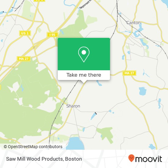 Saw Mill Wood Products map