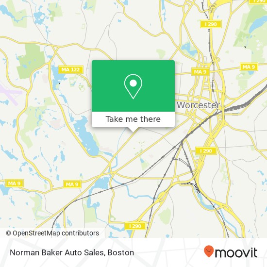 Mapa de Norman Baker Auto Sales