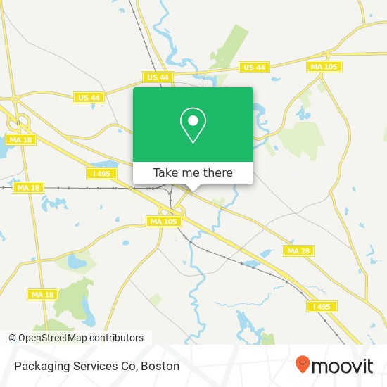 Mapa de Packaging Services Co