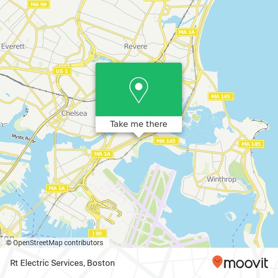 Rt Electric Services map