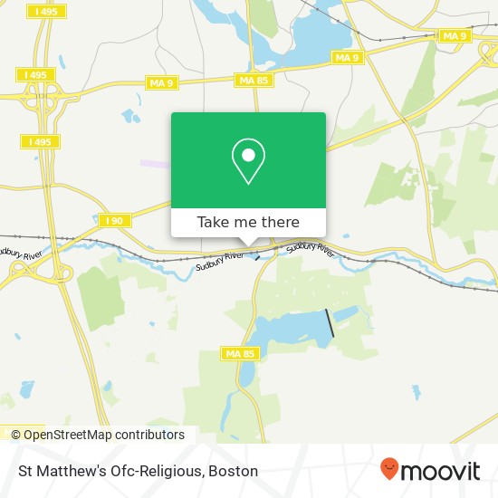 St Matthew's Ofc-Religious map