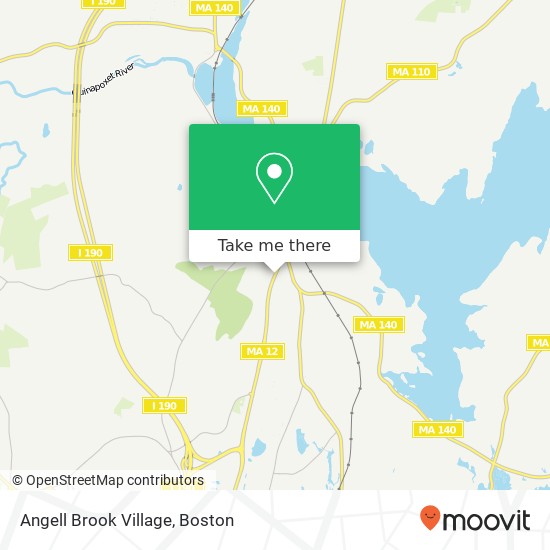 Mapa de Angell Brook Village