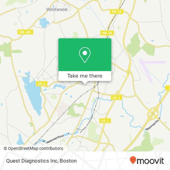 Quest Diagnostics Inc map