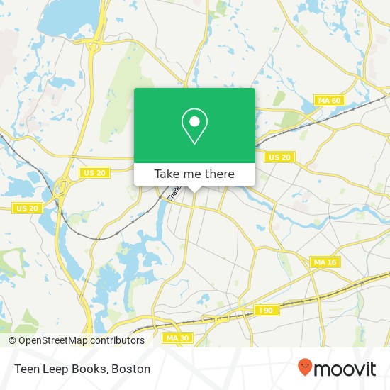 Teen Leep Books map