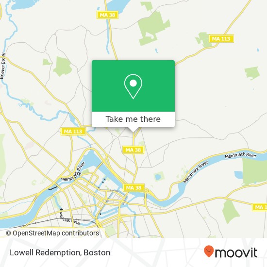 Lowell Redemption map