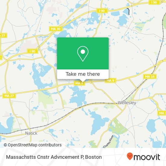 Mapa de Massachstts Cnstr Advncement P