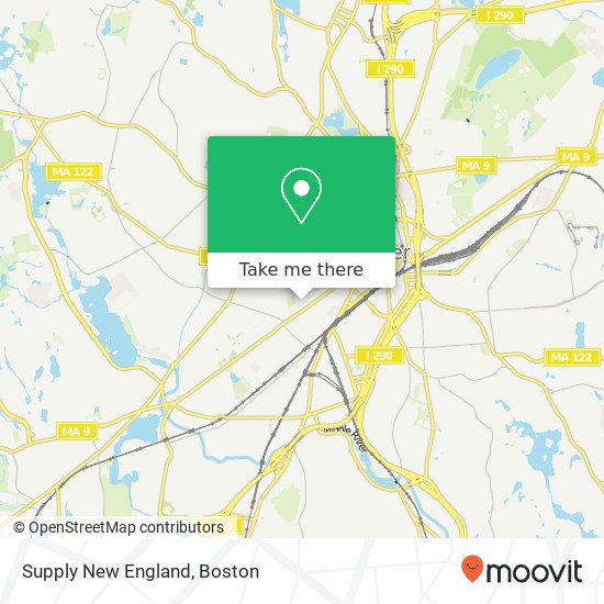 Supply New England map