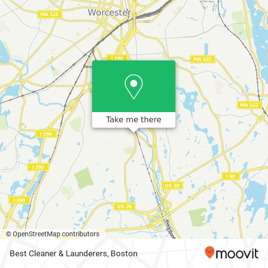 Best Cleaner & Launderers map