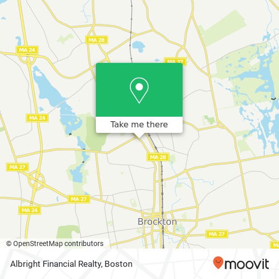 Albright Financial Realty map